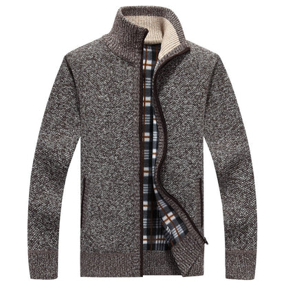 Herren Strickweste Mit Weichem Innenfutter