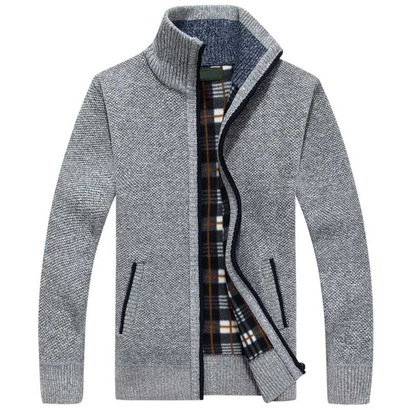 Herren Strickweste Mit Weichem Innenfutter