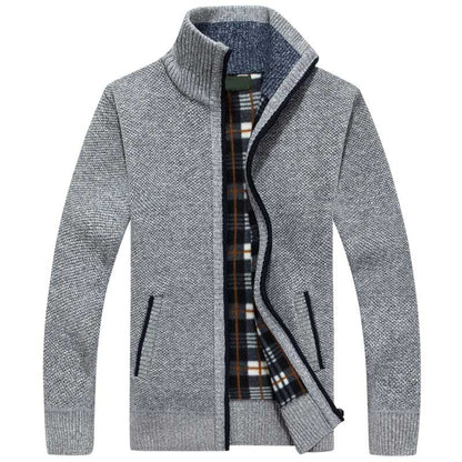 Herren Strickweste Mit Weichem Innenfutter