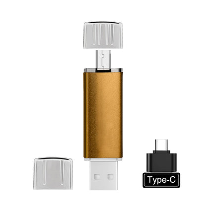 Vielseitiger USB-Stick mit USB-C & USB-A für Smartphone, Laptop & Tablet