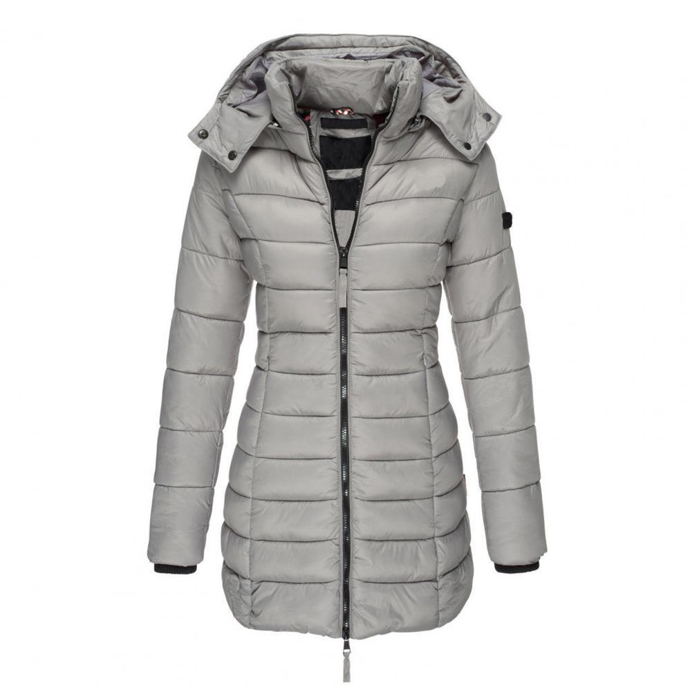 Damen Trenchcoat Mit Kapuze Und Oversize Passform