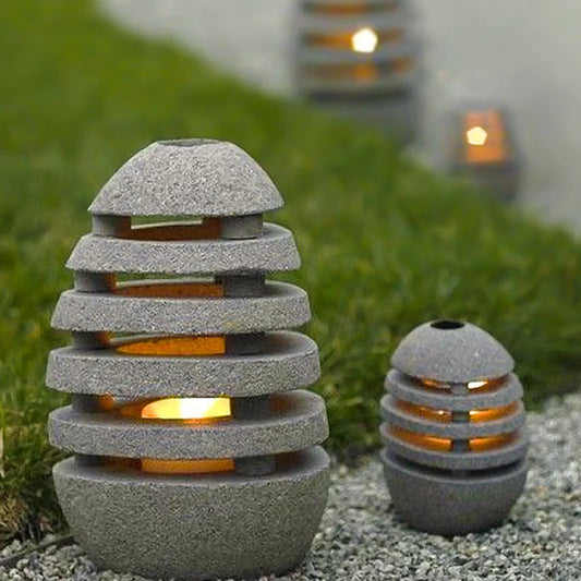 Außenleuchte aus Steinoptik – Natürliche Wegbeleuchtung für Garten & Terrasse