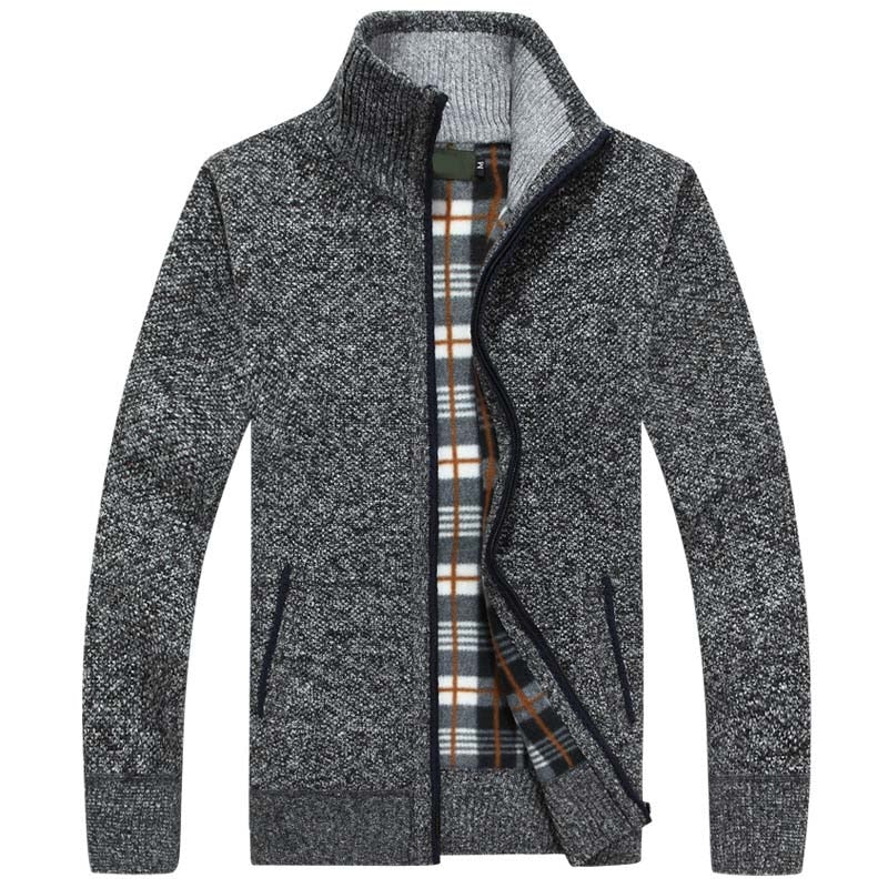 Herren Strickweste Mit Weichem Innenfutter