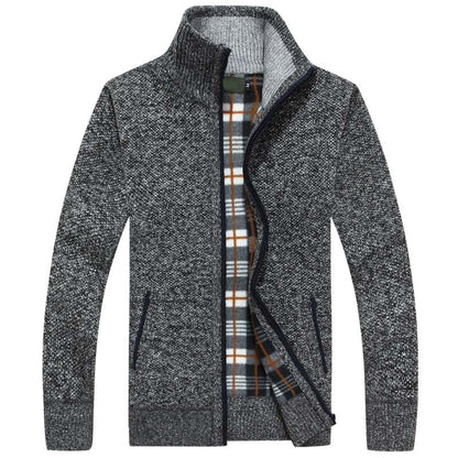 Herren Strickweste Mit Weichem Innenfutter