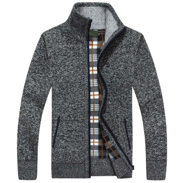 Herren Strickweste Mit Weichem Innenfutter
