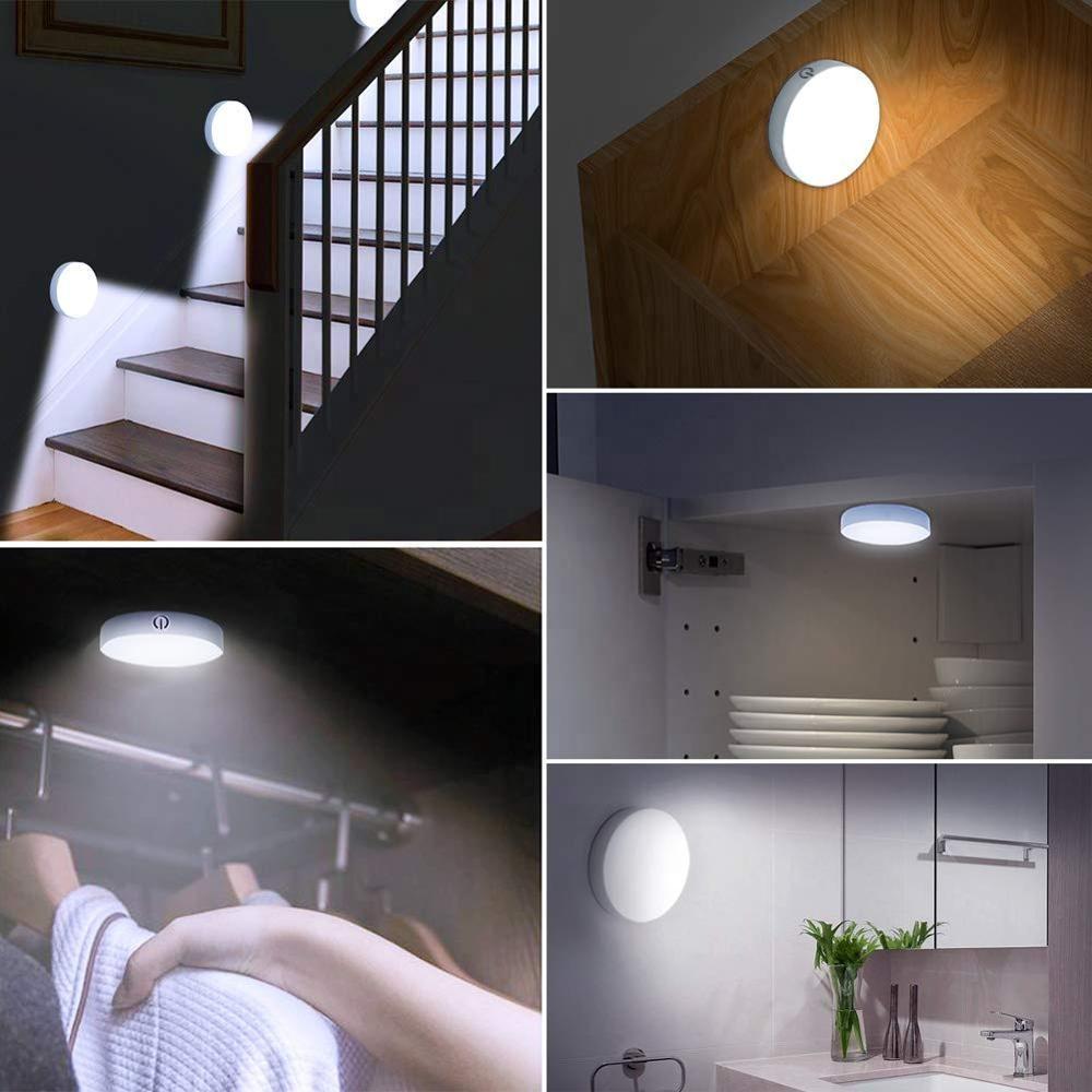 Kabelloses LED-Nachtlicht mit Bewegungssensor für Flur und Schlafzimmer