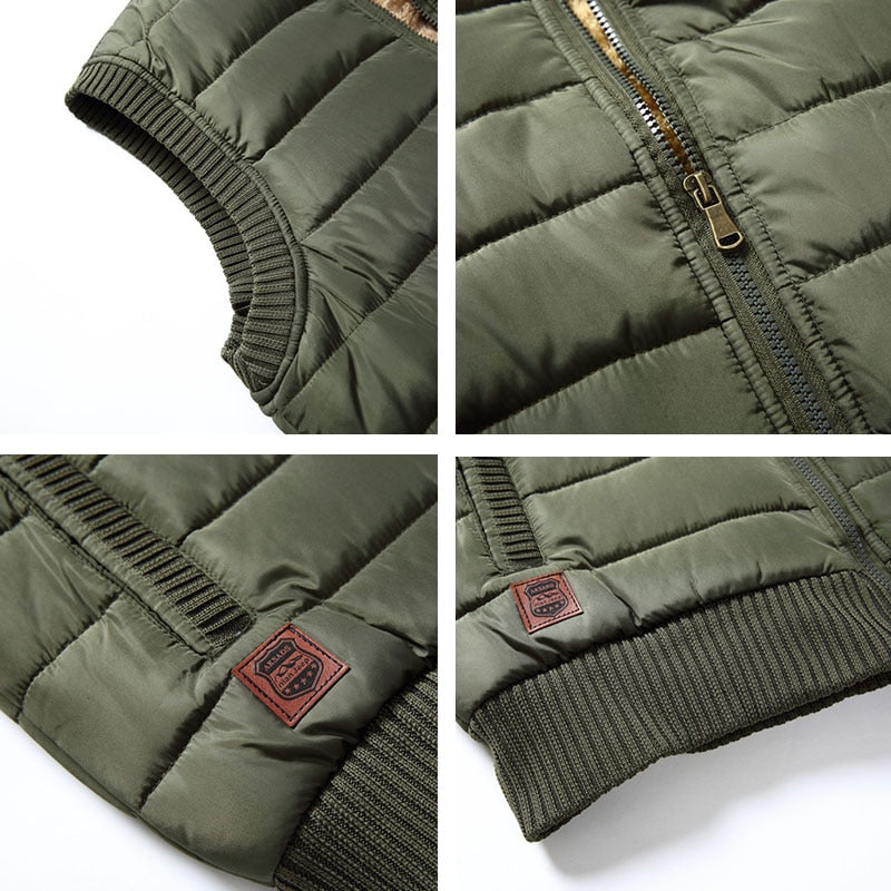 Herren Weste Mit Fellfutter Und Isoliertem Design