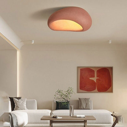 Minimalistische Deckenlampe – warmweiß & aus Kunstharz
