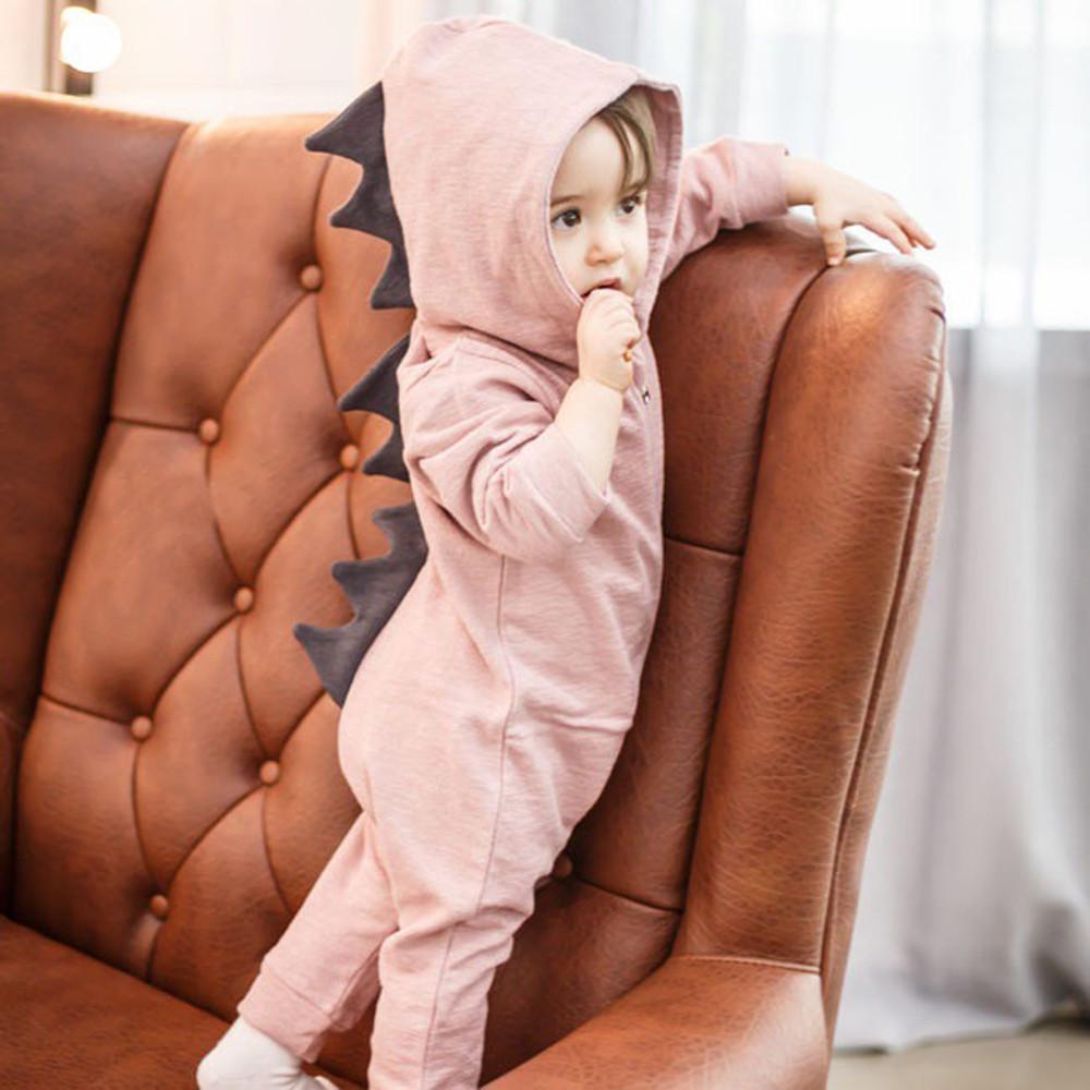 Baby Strampler mit Dinosaurier Design und 3D-Stacheln