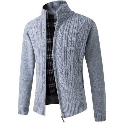 Herren Strickweste Mit Weichem Innenfutter