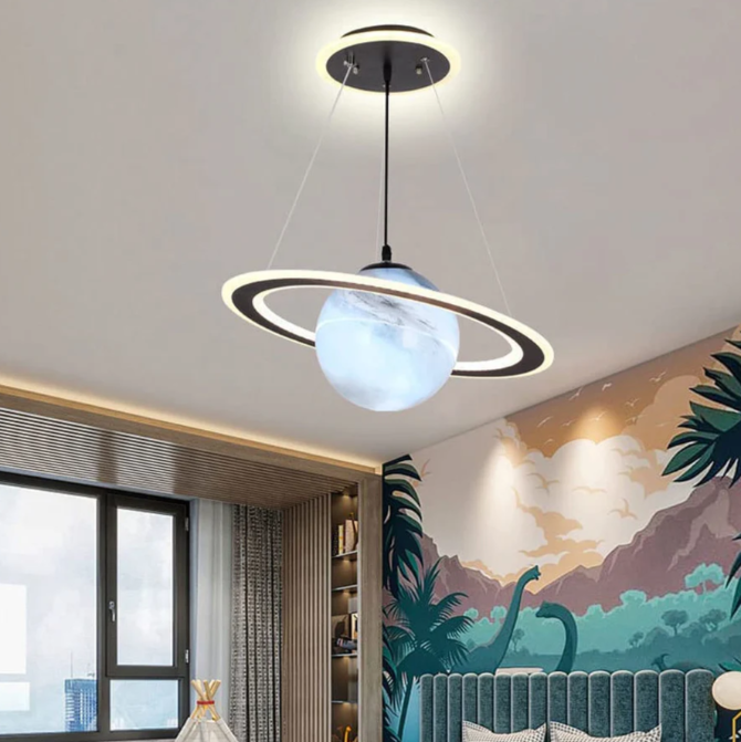 Astronaut Pendelleuchte mit LED für das Kinderzimmer