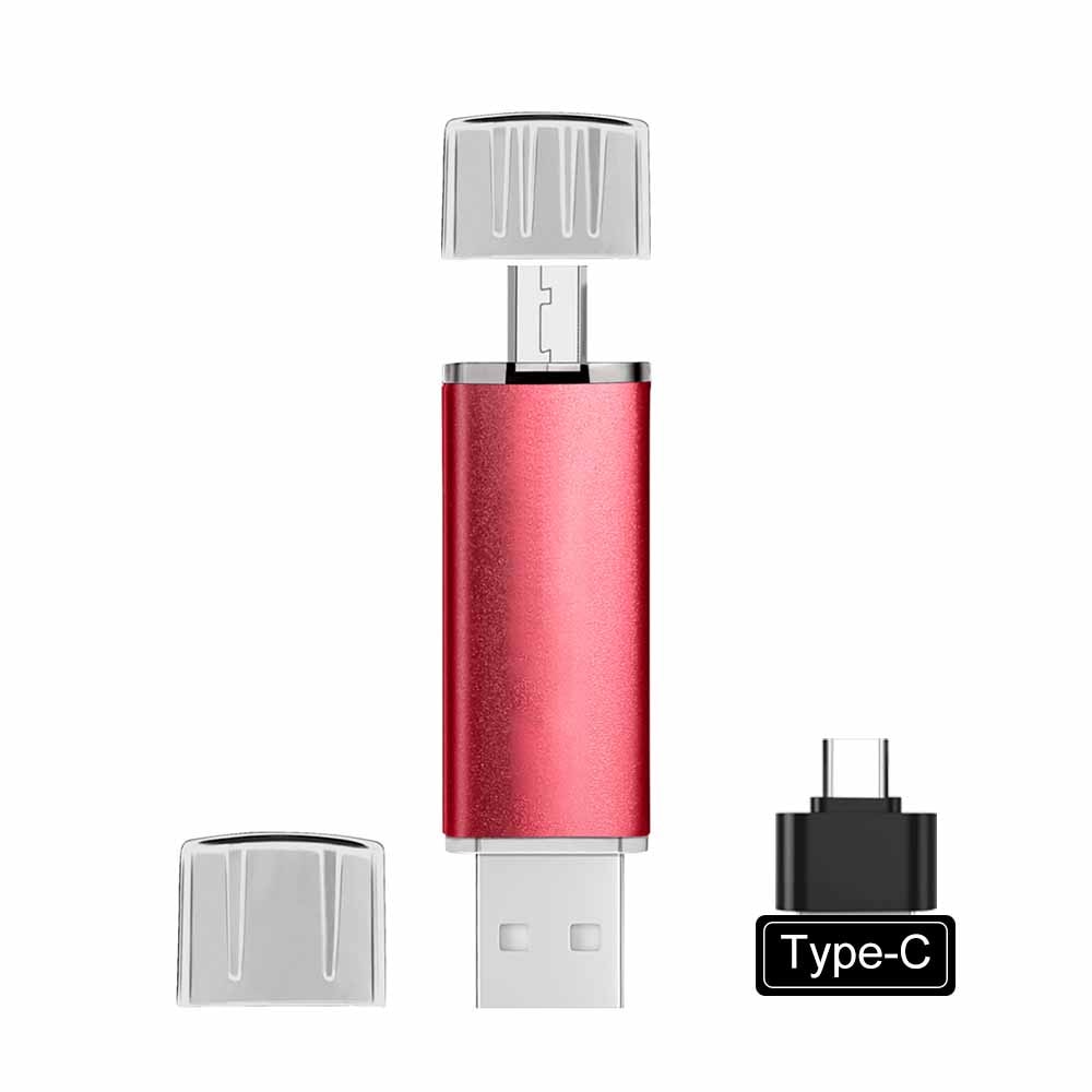 Vielseitiger USB-Stick mit USB-C & USB-A für Smartphone, Laptop & Tablet