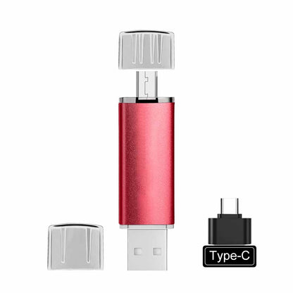 Vielseitiger USB-Stick mit USB-C & USB-A für Smartphone, Laptop & Tablet