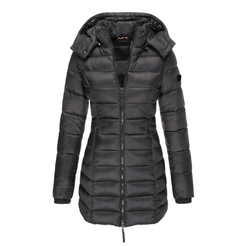 Damen Trenchcoat Mit Kapuze Und Oversize Passform