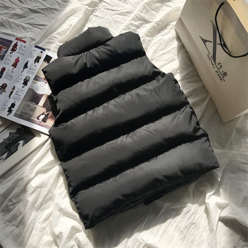 Damen Bodywarmer Mit Hohem Kragen Und Taschen