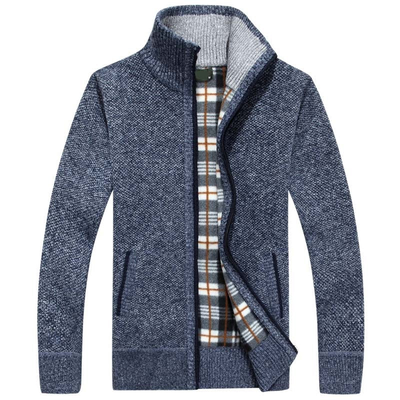 Herren Strickweste Mit Weichem Innenfutter