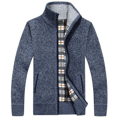 Herren Strickweste Mit Weichem Innenfutter