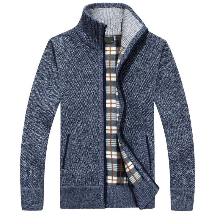 Herren Strickweste Mit Weichem Innenfutter