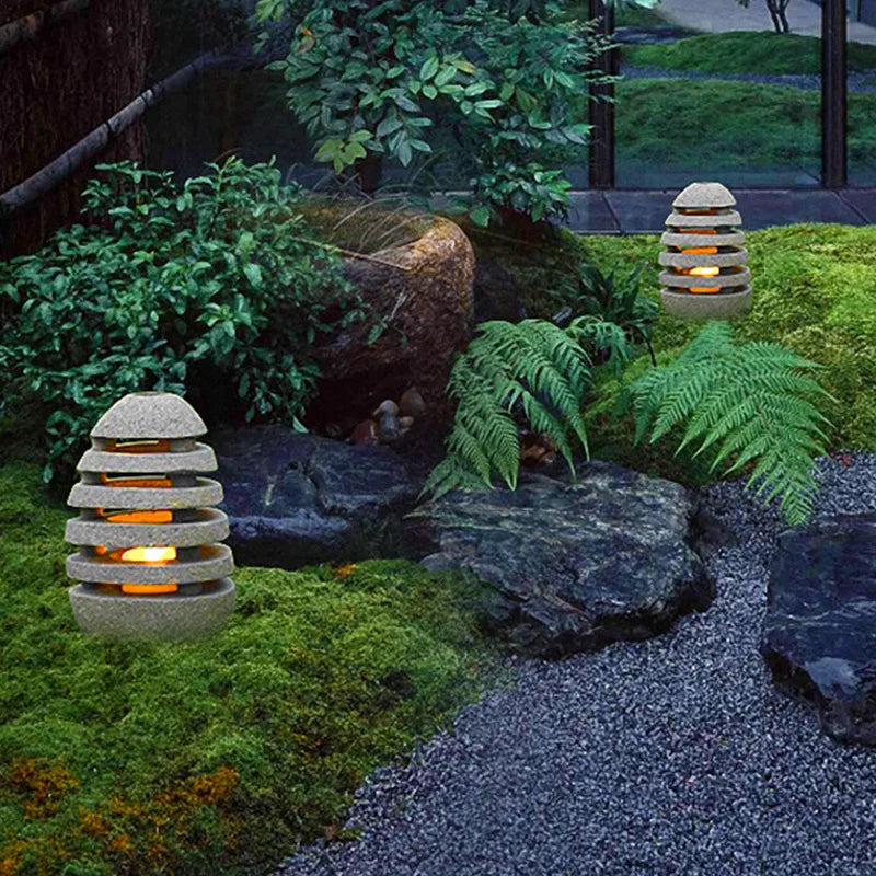 Außenleuchte aus Steinoptik – Natürliche Wegbeleuchtung für Garten & Terrasse