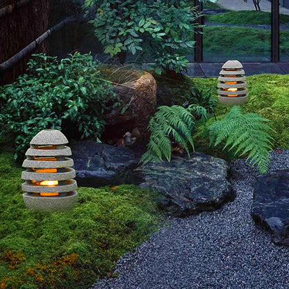 Außenleuchte aus Steinoptik – Natürliche Wegbeleuchtung für Garten & Terrasse