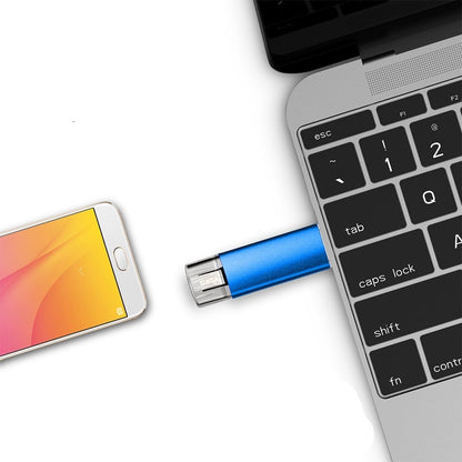 Vielseitiger USB-Stick mit USB-C & USB-A für Smartphone, Laptop & Tablet