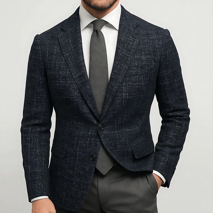 Herren Blazer Mit Schmaler Passform Und Klassischem Design