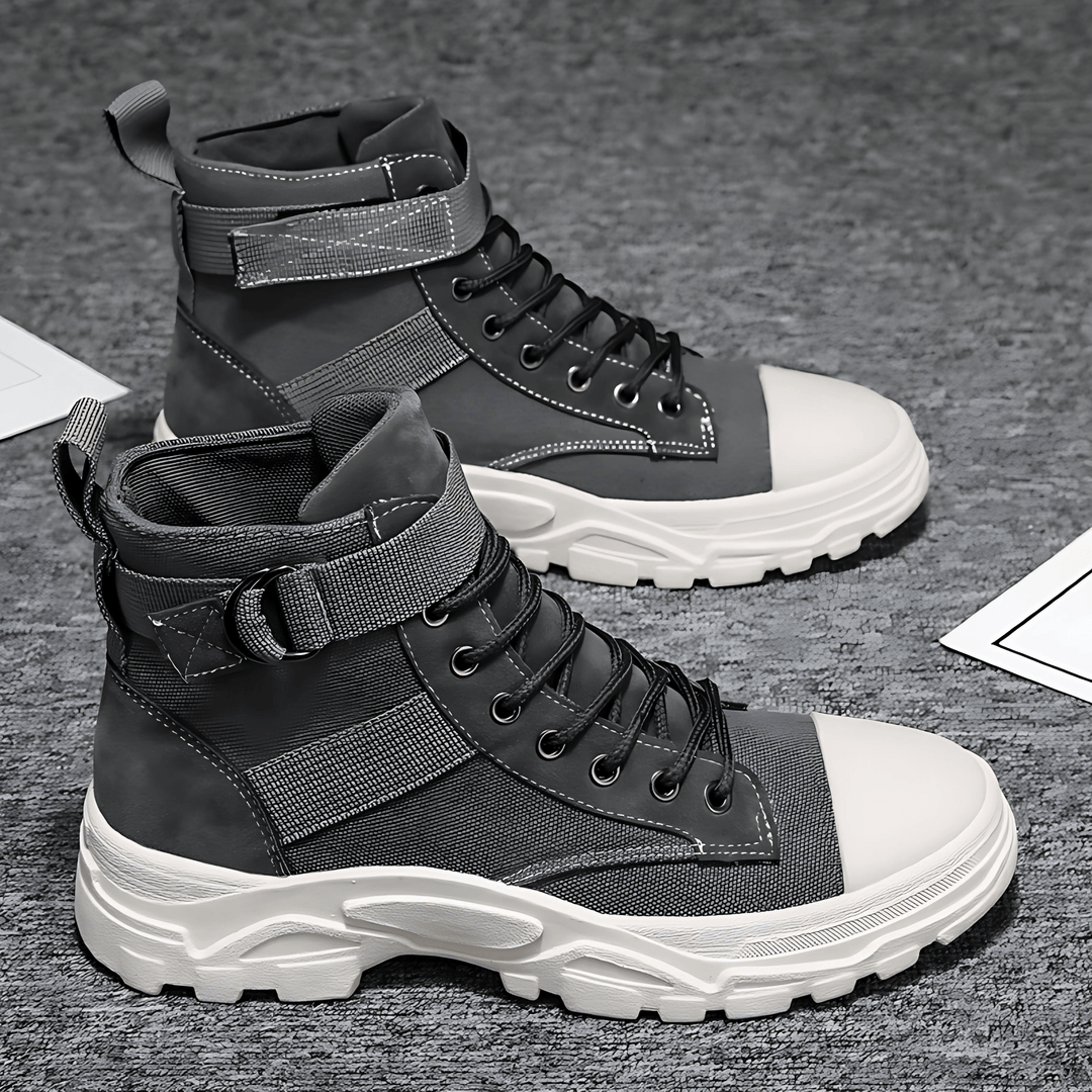 Herren Stiefeletten Mit Robuster Sohle Und Modernem Design