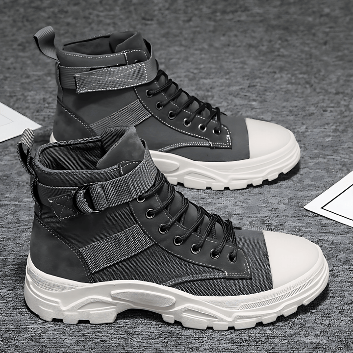 Herren Stiefeletten Mit Robuster Sohle Und Modernem Design