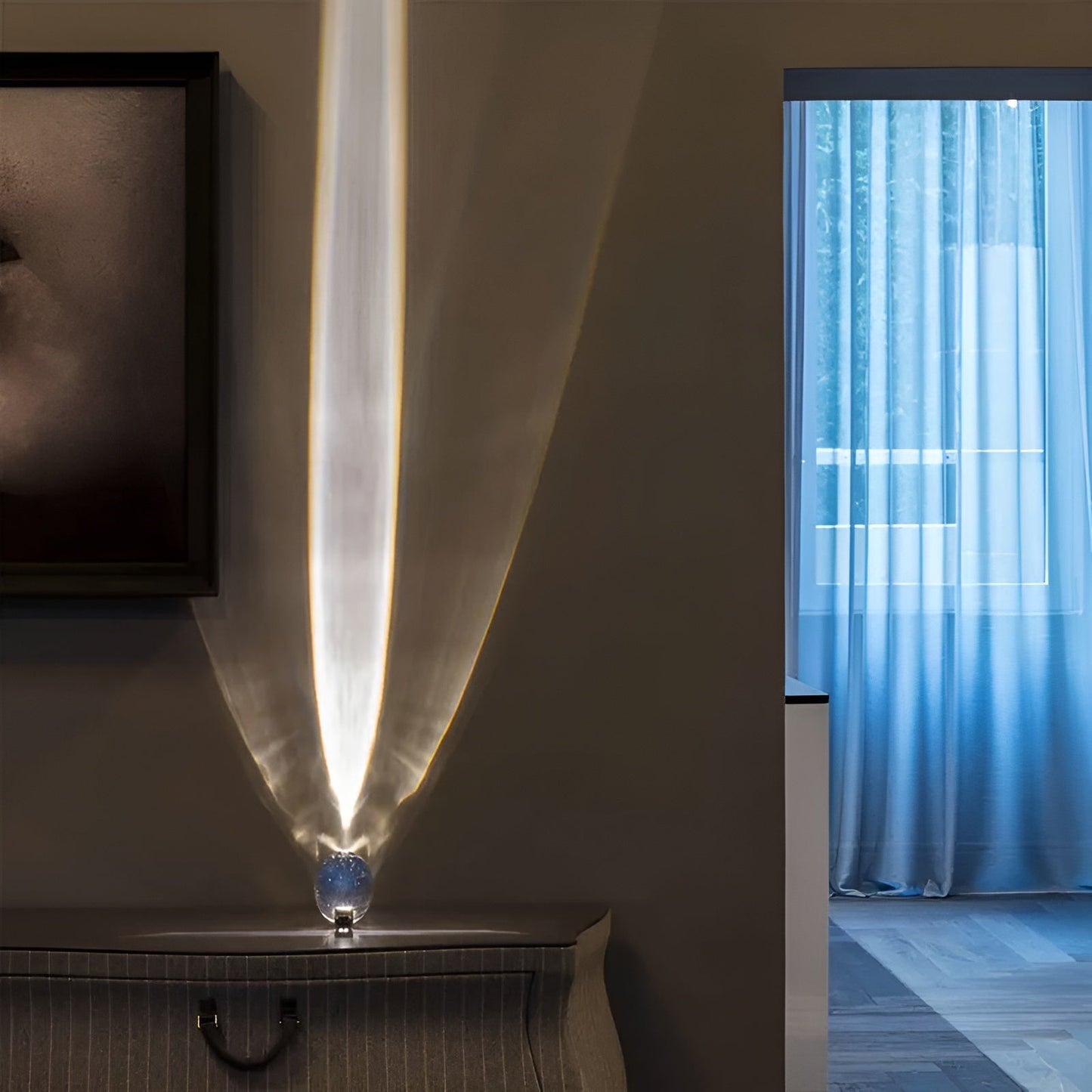 LED Projektionslampe mit Prisma-Effekt – magisch & dekorativ