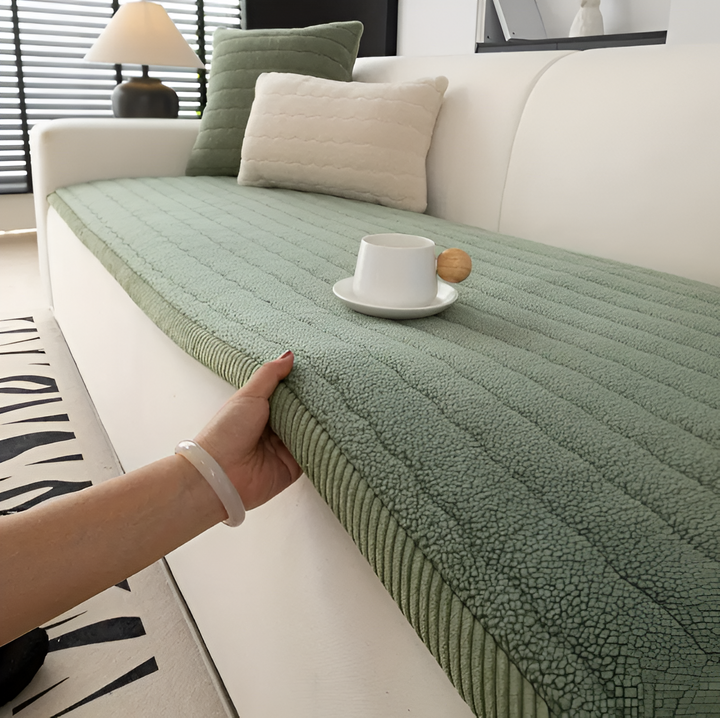 Sofabezug mit rutschfestem Sitz