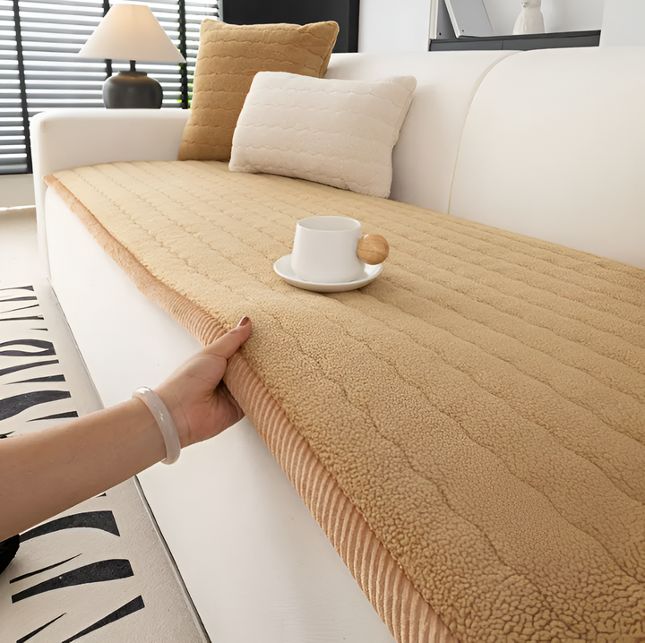 Sofabezug mit rutschfestem Sitz