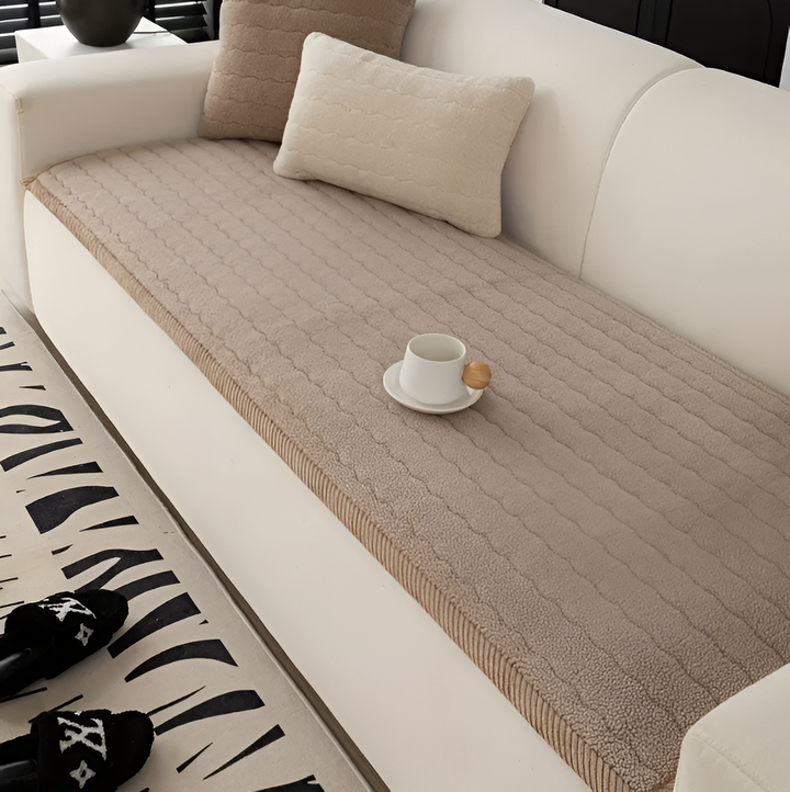 Sofabezug mit rutschfestem Sitz