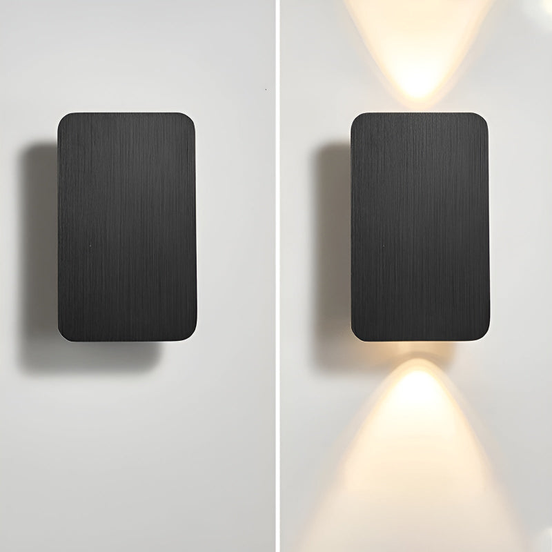 Moderne LED-Wandleuchte im minimalistischen Design
