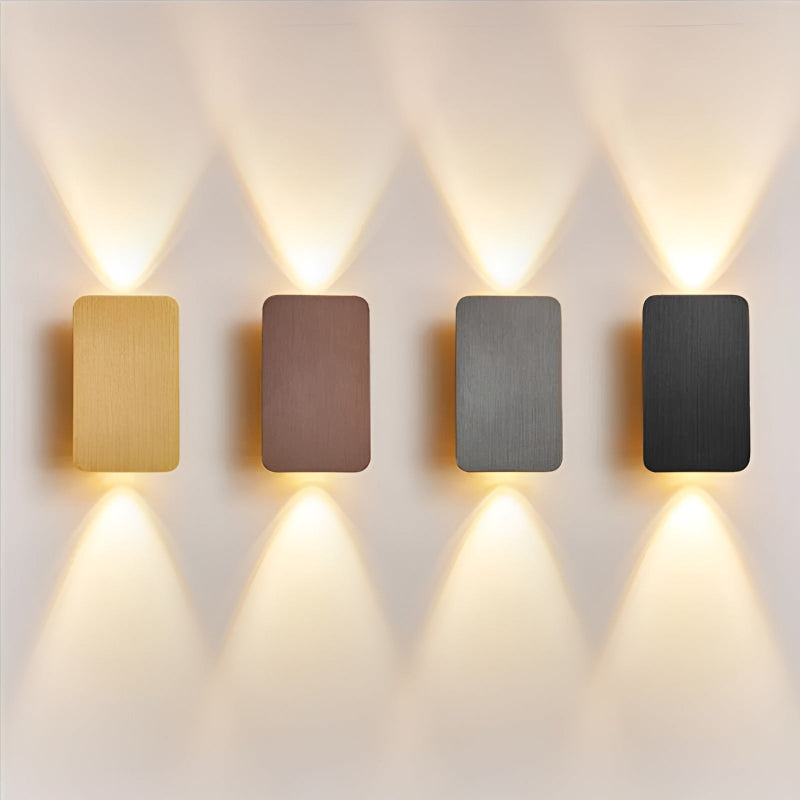 Moderne LED-Wandleuchte im minimalistischen Design