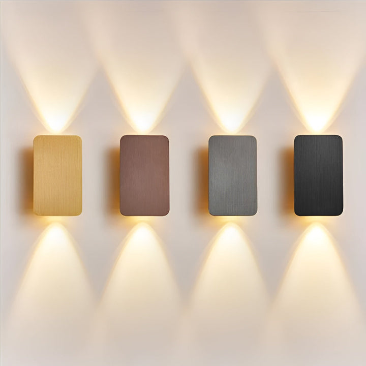 Moderne LED-Wandleuchte im minimalistischen Design