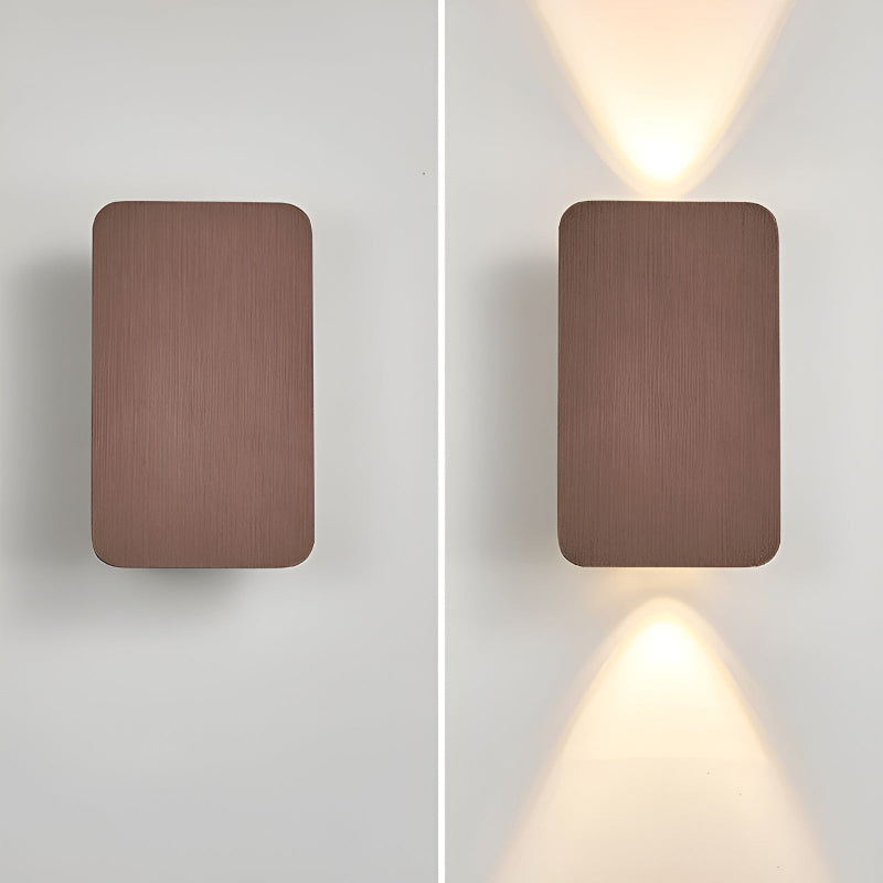 Moderne LED-Wandleuchte im minimalistischen Design