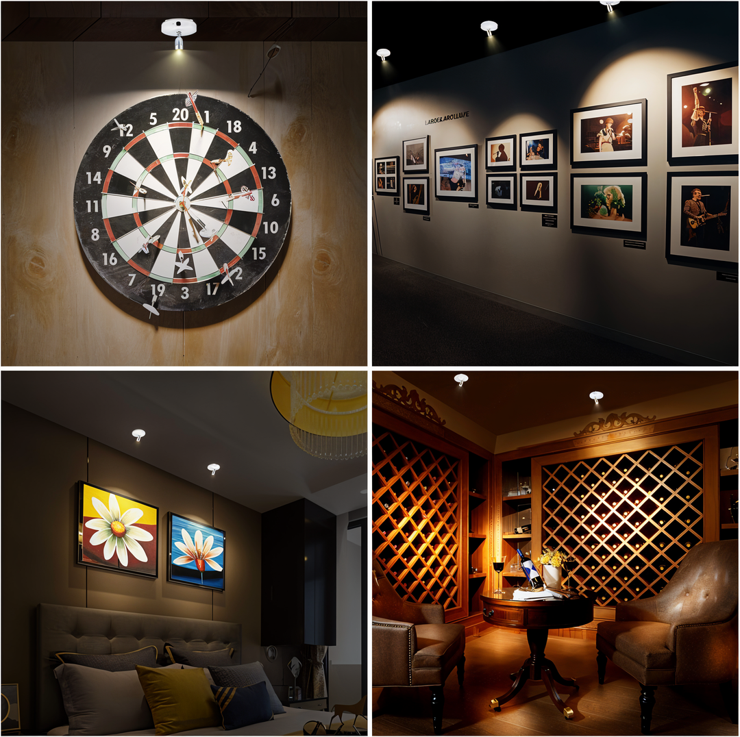 Kabelloser LED-Strahler mit Fernbedienung und Dimmfunktion