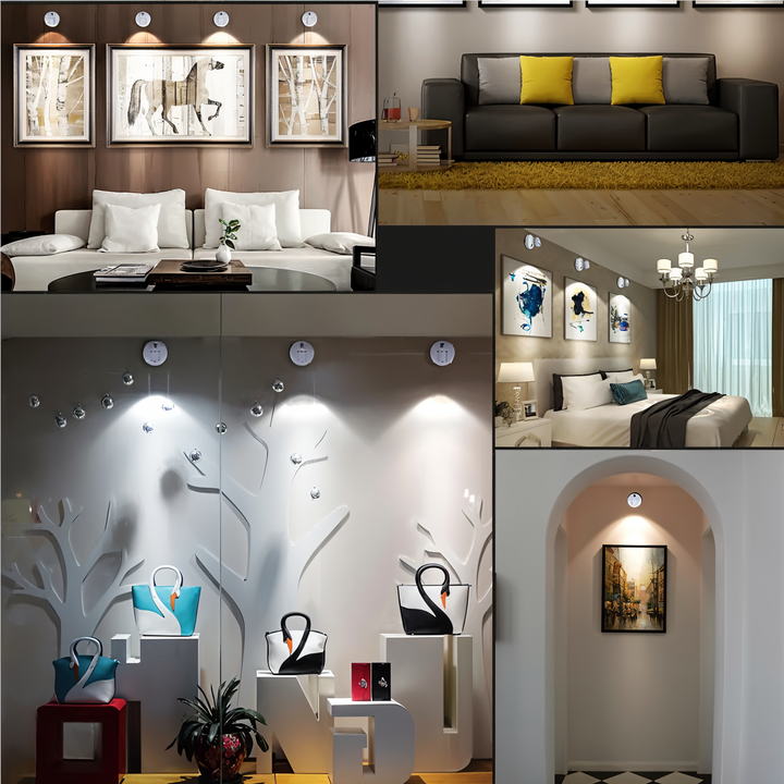 Kabelloser LED-Strahler mit Fernbedienung und Dimmfunktion