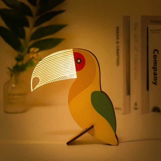LED Nachtlicht mit Tiermotiven – Dekolampe für Kinderzimmer und Schlafzimmer