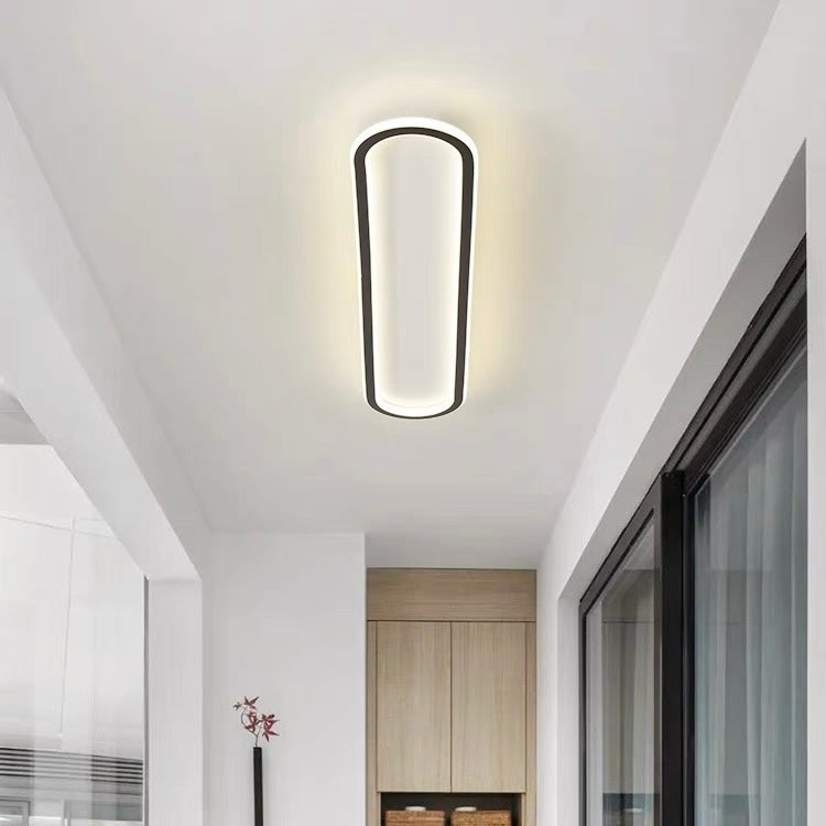 LED-Deckenleuchte oval dimmbar mit Farbwechsel – flach & modern