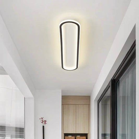 LED-Deckenleuchte oval dimmbar mit Farbwechsel – flach & modern