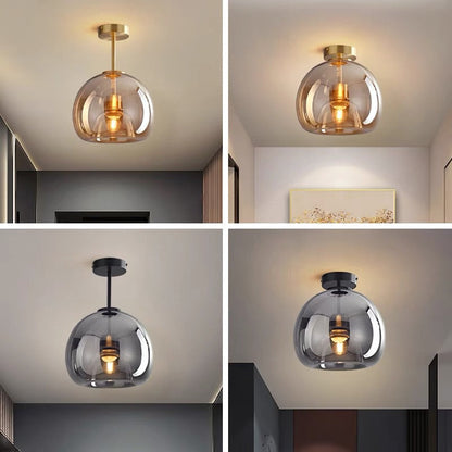 Moderne LED Deckenleuchte mit edlem Design für Flur und Schlafzimmer