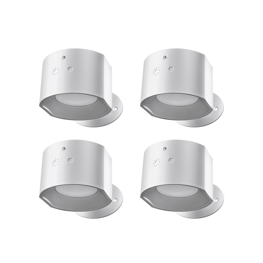 Kabellose LED-Wandleuchten im 2er-Set für Schlafzimmer und Wohnzimmer