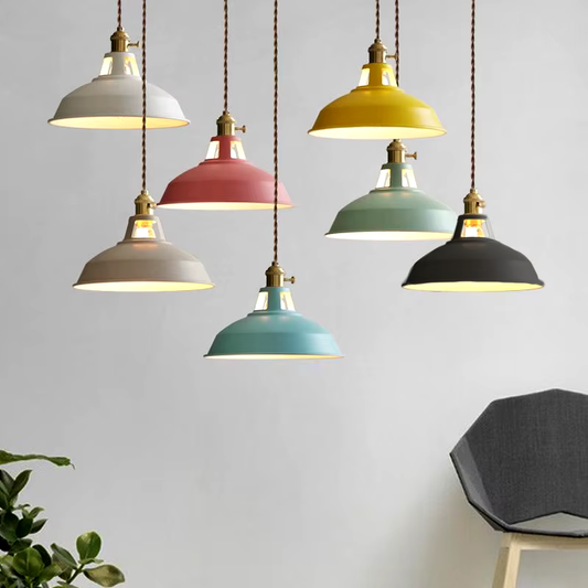 Retro-Industrie-Hängelampe – Vintage Pendelleuchte für Küche und Bar