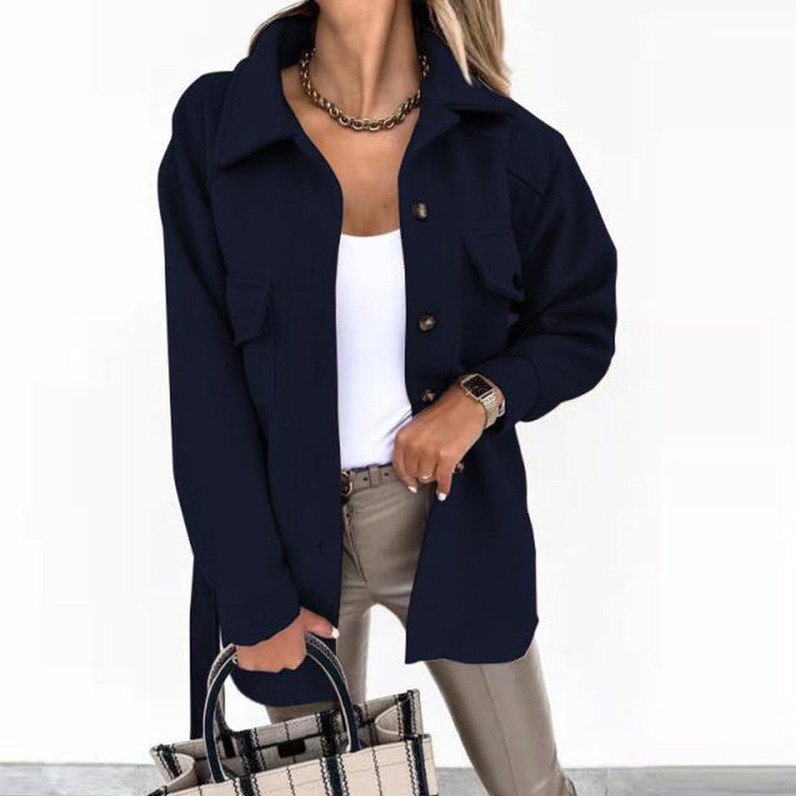 Damen Jacke Mit Schlanker Silhouette Und Leichtem Design