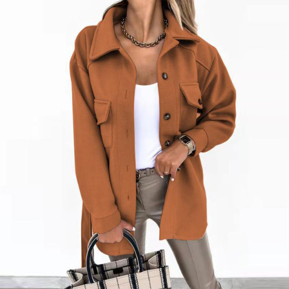 Damen Jacke Mit Schlanker Silhouette Und Leichtem Design