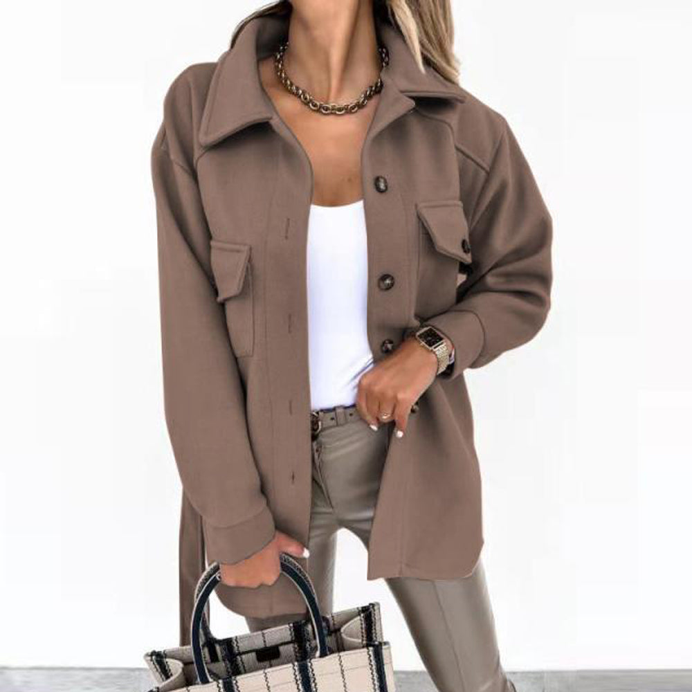 Damen Jacke Mit Schlanker Silhouette Und Leichtem Design