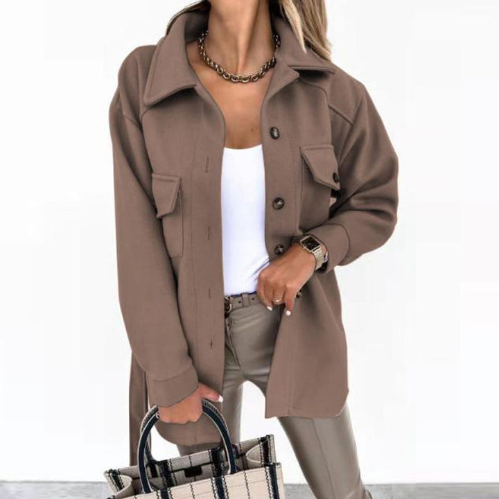 Damen Jacke Mit Schlanker Silhouette Und Leichtem Design