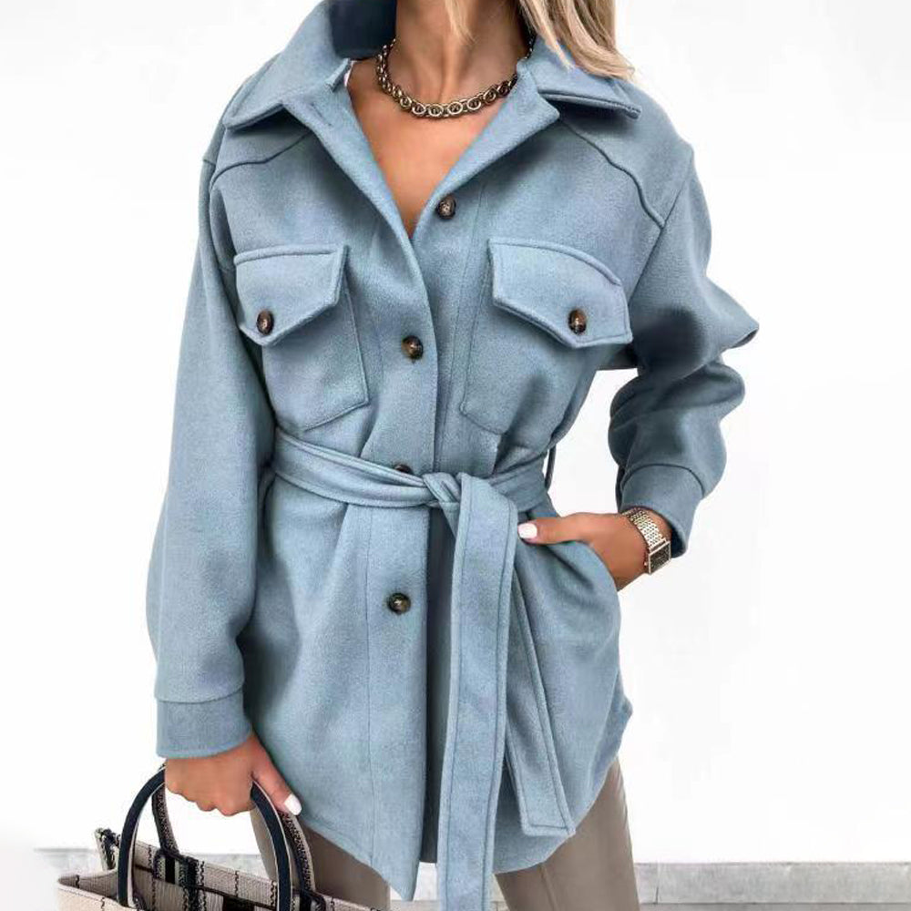 Damen Jacke Mit Schlanker Silhouette Und Leichtem Design
