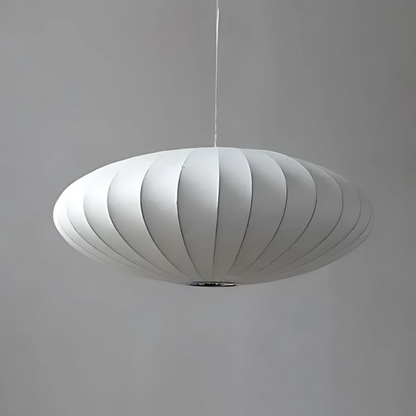 Seiden-Wabi-Sabi-Kronleuchter – Elegante Japandi-Hängelampe für ruhige Wohnräume